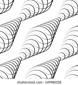Seamless Monochrome Geometric Background