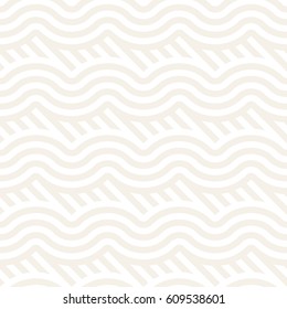 Seamless monochrome geometric pattern. Abstract stripy geometric background. Stylish vector lines print