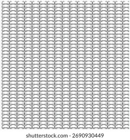 A seamless monochrome geometric pattern of a dense diamond grid.