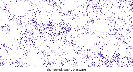 Seamless Monochrome Halftone Grunge Pattern with Chaotically Loc