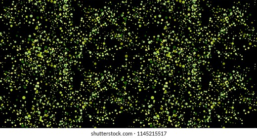 Seamless Monochrome Halftone Grunge Pattern with Chaotically Loc