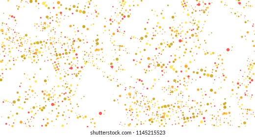 Seamless Monochrome Halftone Grunge Pattern with Chaotically Loc