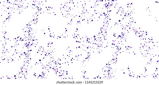 Seamless Monochrome Halftone Grunge Pattern with Chaotically Loc