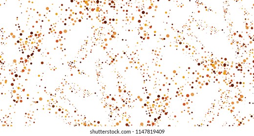 Seamless Monochrome Halftone Grunge Pattern with Chaotically Loc