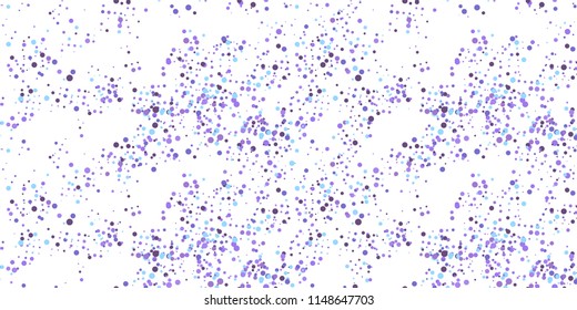 Seamless Monochrome Halftone Grunge Pattern with Chaotically Loc