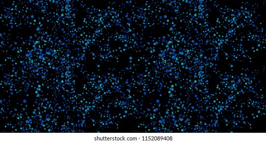 Seamless Monochrome Halftone Grunge Pattern with Chaotically Loc