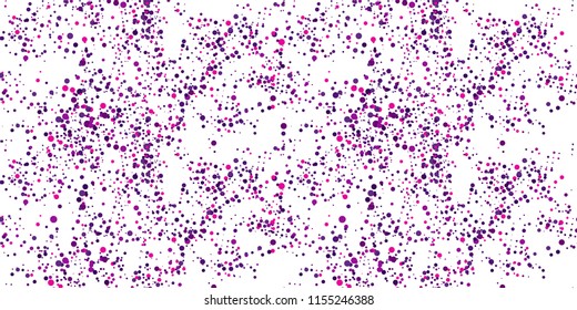 Seamless Monochrome Halftone Grunge Pattern with Chaotically Loc