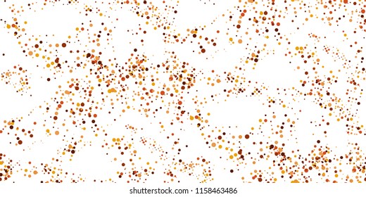 Seamless Monochrome Halftone Grunge Pattern with Chaotically Loc