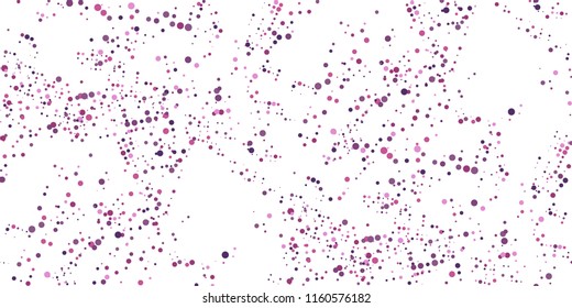 Seamless Monochrome Halftone Grunge Pattern with Chaotically Loc