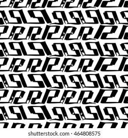 Seamless monochrome hand drawn pattern on background. Design for paper packaging or wrapping. Vector illustration.