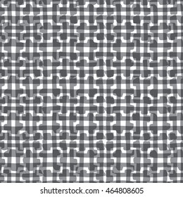 Seamless monochrome hand drawn pattern on background. Design for paper packaging or wrapping. Vector illustration.
