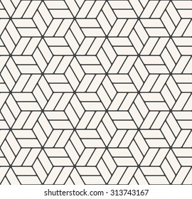 Seamless Monochrome Hexagonal Grid Pattern Rounded Stock Vector ...