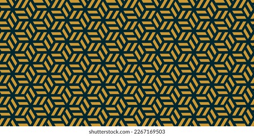 seamless monochrome hexagonal pattern. vector background texture.