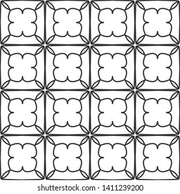 Seamless monochrome interlaced background for design. You can repaint in any color. Vector.