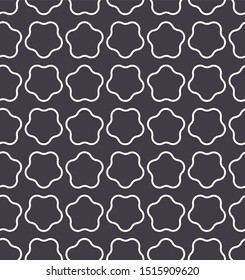 Seamless monochrome interlaced background for design. You can repaint in any color. Vector.