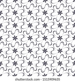 Seamless monochrome interlaced background for design. You can repaint in any color. Vector.