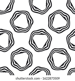 Seamless monochrome interlaced background for design. You can repaint in any color. Vector.
