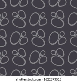 Seamless monochrome interlaced background for design. You can repaint in any color. Vector.