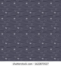 Seamless monochrome interlaced background for design. You can repaint in any color. Vector.