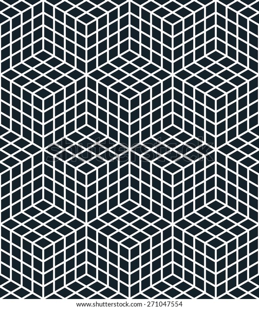 seamless monochrome isometric pattern of cubes.\
each color in separate\
layer.