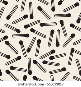 seamless  monochrome matches pattern background