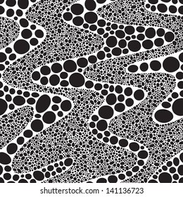 Seamless Monochrome Microscopic Background