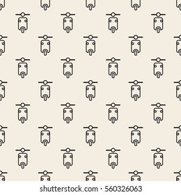 seamless monochrome motorcycle pattern background