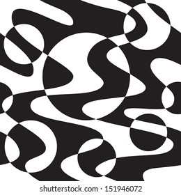 Seamless Monochrome Pattern