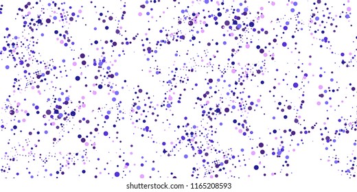 Seamless Monochrome Pattern. Abstract Halftone Texture with Different Sizes Dots for Print, Card, Fabric, Web or Mobile Applications. Trendy Tech Halftone Background with Dots. Vector Texture.