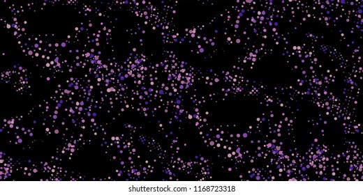 Seamless Monochrome Pattern. Abstract Halftone Texture with Different Sizes Dots for Print, Card, Fabric, Web or Mobile Applications. Trendy Tech Halftone Background with Dots. Vector Texture.