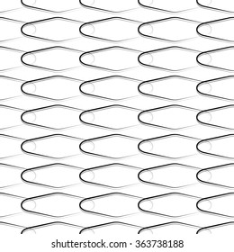 Seamless monochrome pattern, background. Editable vector art.