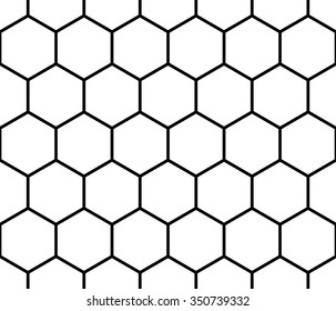Seamless monochrome pattern, background with octagon shapes.