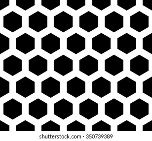 Seamless monochrome pattern, background with octagon shapes.