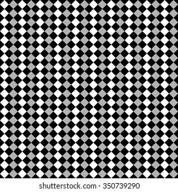 Seamless monochrome pattern, background with square shapes.