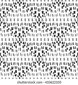 Seamless Monochrome Pattern. Seamless Dots Pattern. - Shutterstock ID 410622103