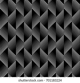 Seamless Monochrome Pattern of dots. Modern Vector Background Design. Easy to Change the Colors.