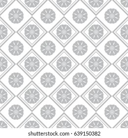 Seamless monochrome pattern. Endless pattern can be used for ceramic tile, wallpaper, web page background, square size