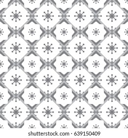 Seamless monochrome pattern. Endless pattern can be used for ceramic tile, wallpaper, web page background, square size