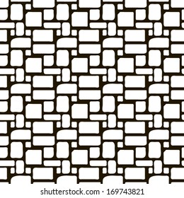 seamless monochrome pattern ornament