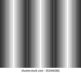 Seamless monochrome pattern with straight, parallel, vertical lines. Repeatable.