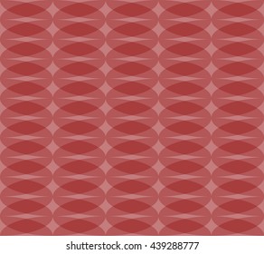 Seamless monochrome pattern with transparent overlapping ovals. (Repeatable)