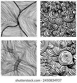 seamless monochrome pattern, vector illustration