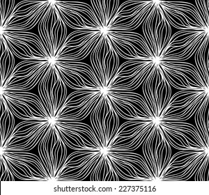 Seamless monochrome pattern for your design