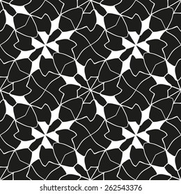 Seamless monochrome pattern for your design