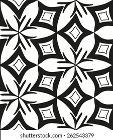 Seamless monochrome pattern for your design