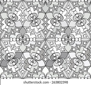Seamless monochrome pattern for your design