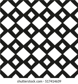 Seamless monochrome square pattern.