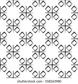 Seamless monochrome square pattern.