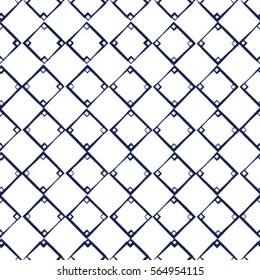 Seamless monochrome square pattern.