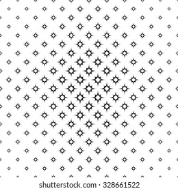 Seamless monochrome star pattern